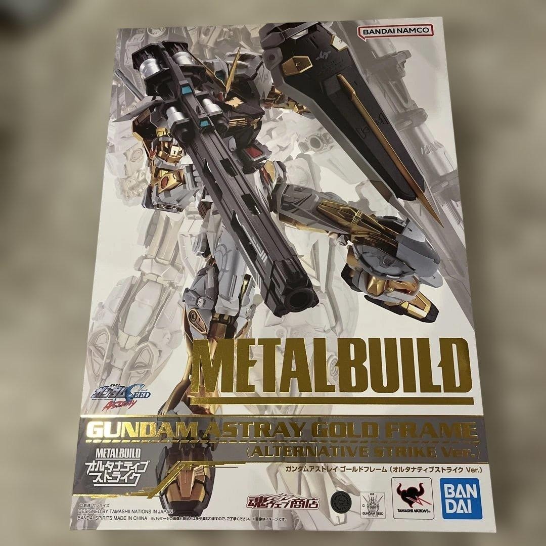BANDAI Metal Build Gundam Astray Gold Frame (Alternate Strike) from Japan Rare