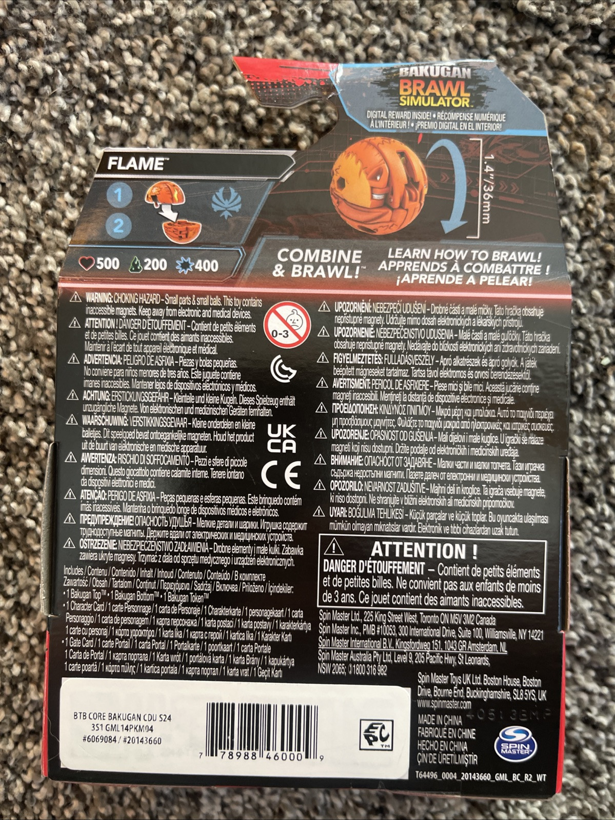 Bakugan Gen 3 Brawl Simulator Flame New in Package