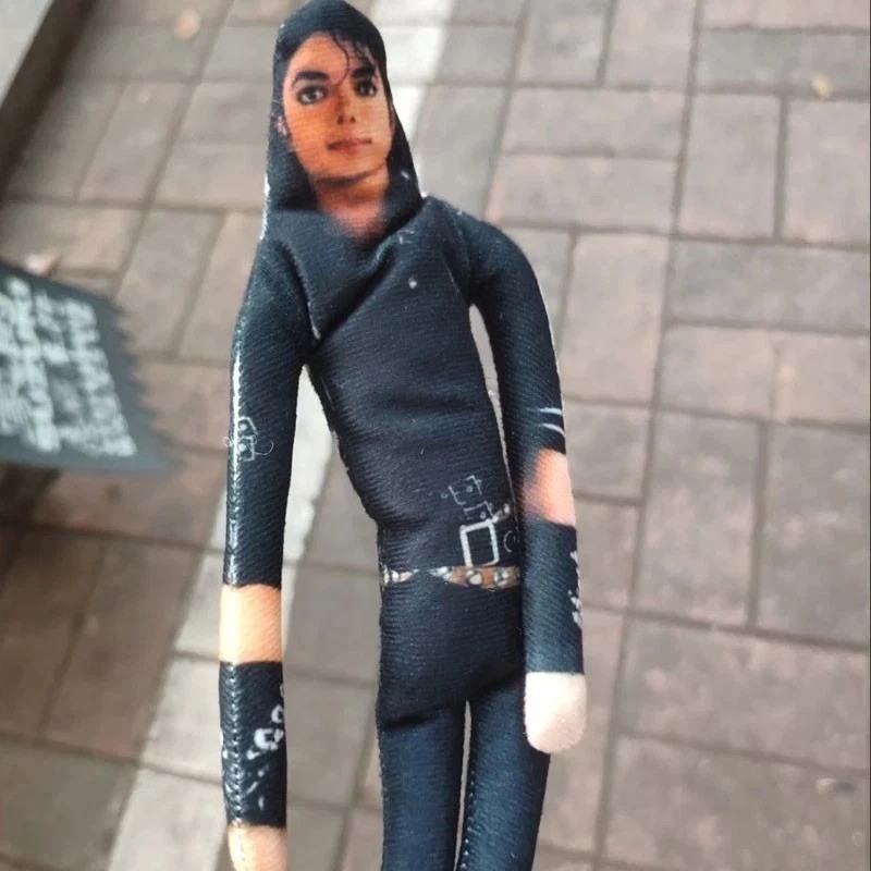 28cm Michael Jackson Cosplay Doll Plush Figure Doll Abstract Joint Mobility Toy