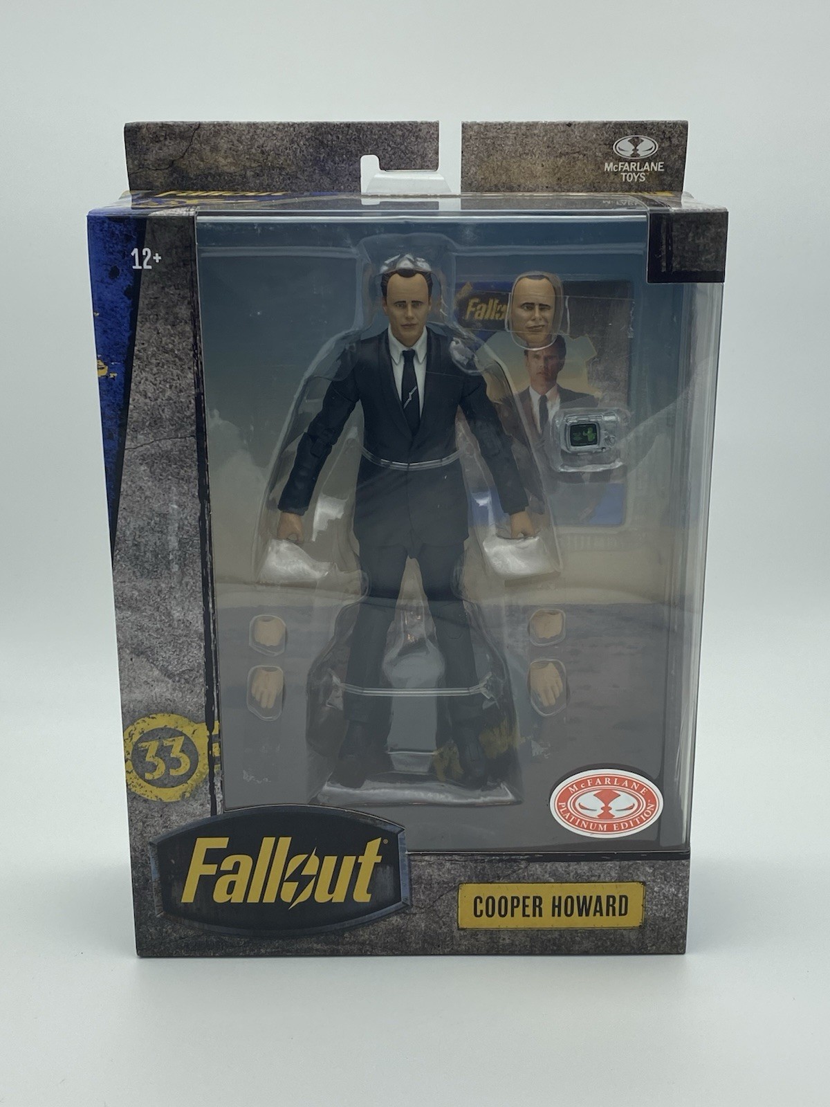 2025 Fallout COOPER HOWARD Season 2 McFarlane Toys 7&Prime; Red Platinum Edition Chase