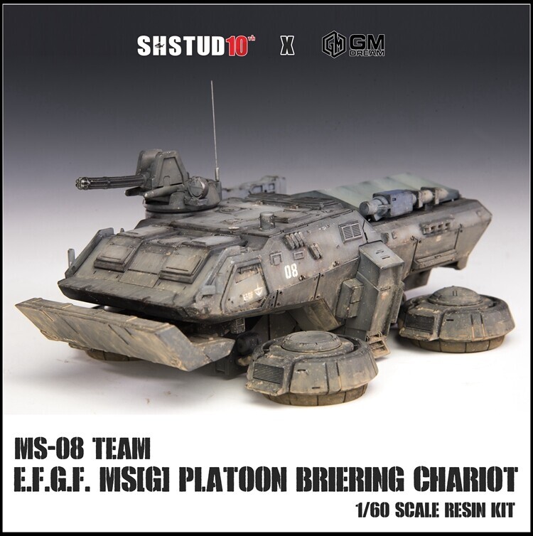 1/60 MS-08th Team Ground Gundam Recon Vehicle Resin Kit Unassembled Model Kit