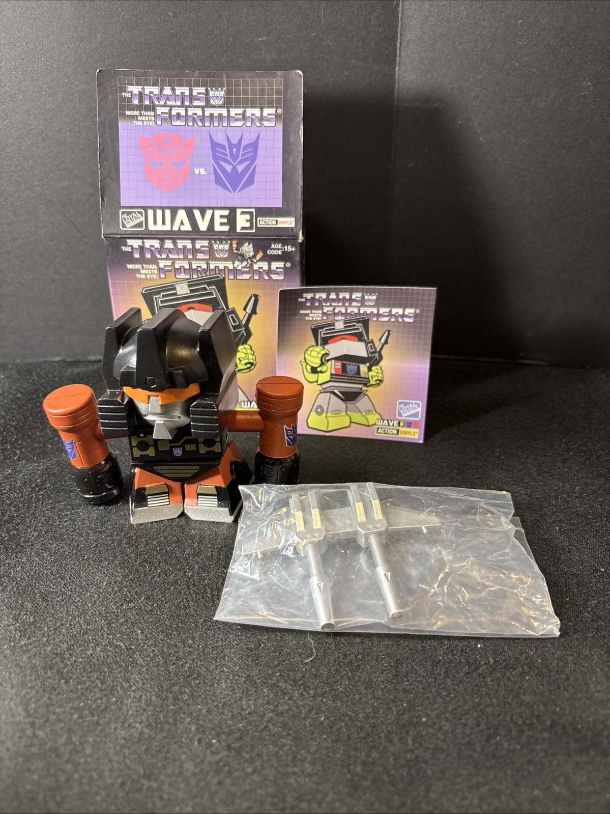 NEW NOB TRANSFORMERS The Loyal Subjects Vinyls Wave 3 Action Vinyl Rumble Figure