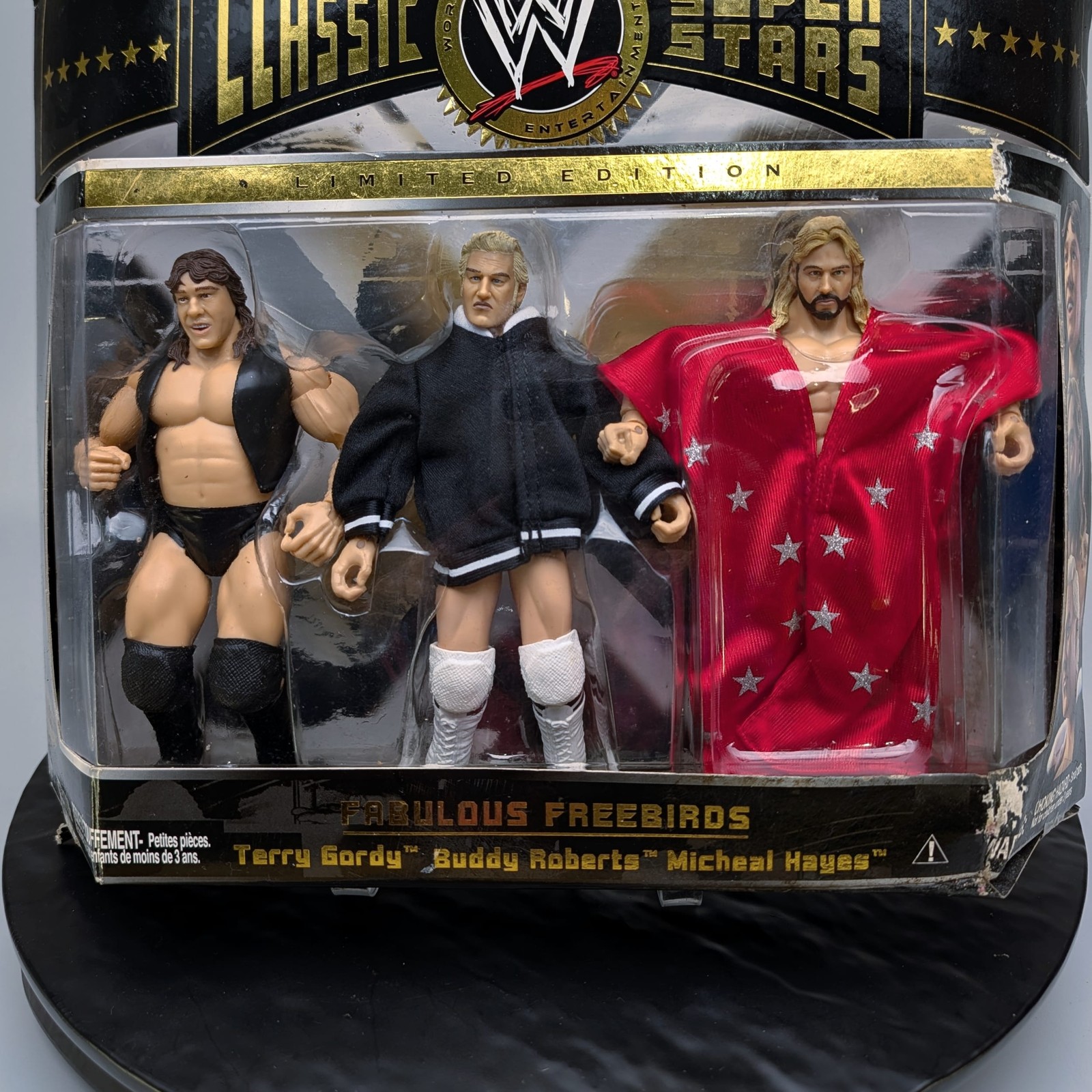 Jakks WWE Classic Superstars Fabulous Freebirds Gordy Roberts Hayes Figures 06’