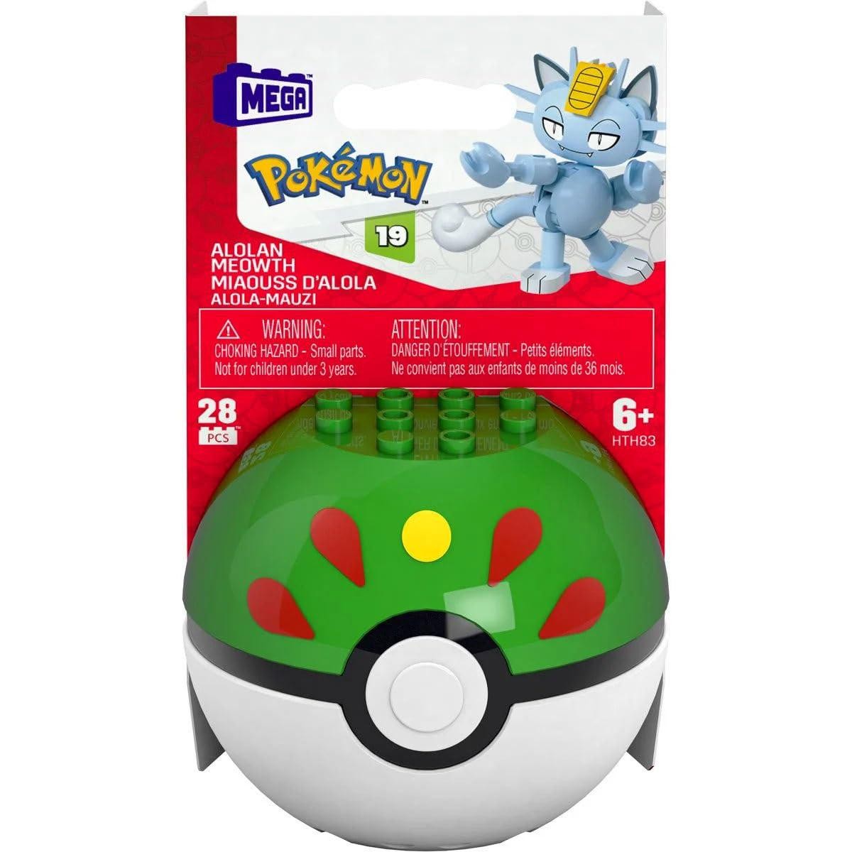 MEGA Pokémon Poké Ball Building Bundle of 6 Figures Series 19