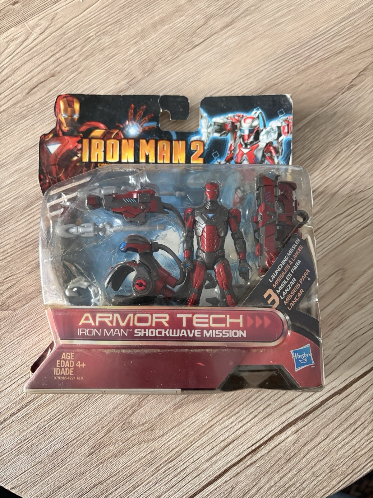 Iron Man 2 Concept Series 2010 Armor Tech Negative Zone Upgrade NIB (Box dmg)