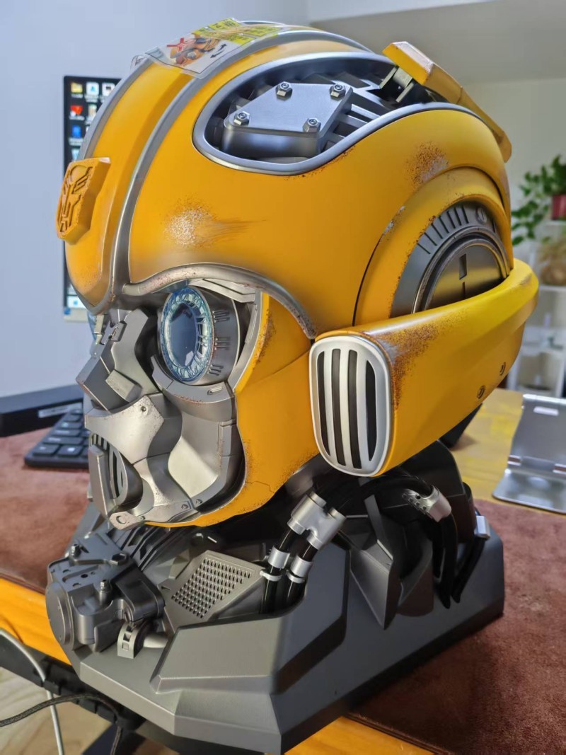 Bumblebee Helmet English Voice Controlled Xmas Gifts 1:1 Fast Shipping