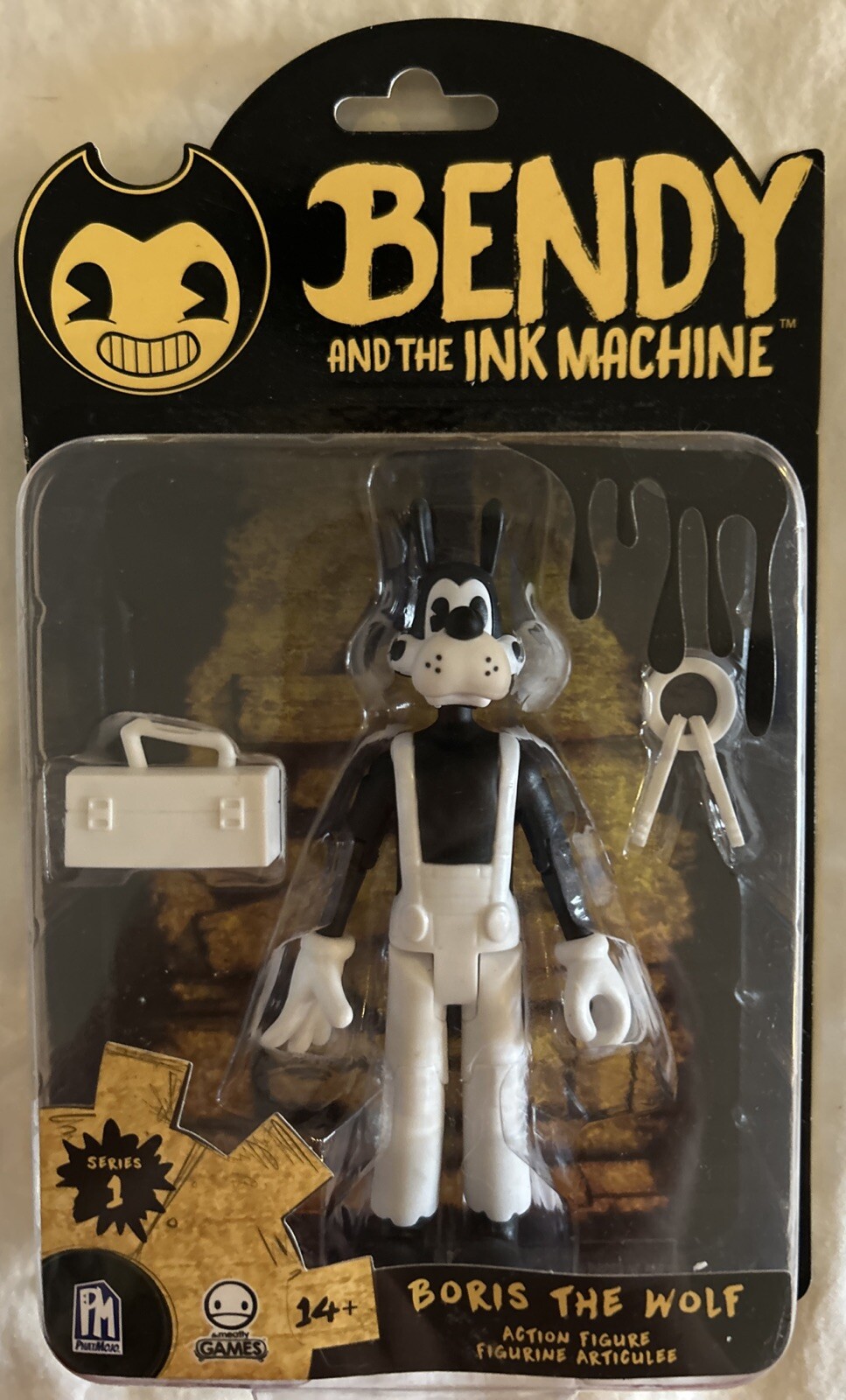 Bendy & The Ink Machine White Boris Toolbox Series 1 Action Figure PhatMojo New