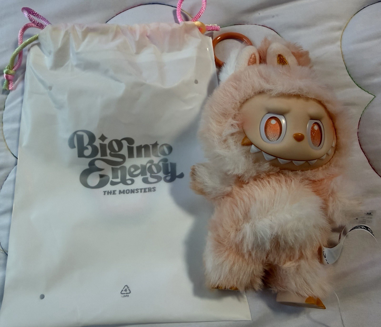 POP MART Labubu Monsters Big Into Energy BIE HAPPINESS Plush NO BOX