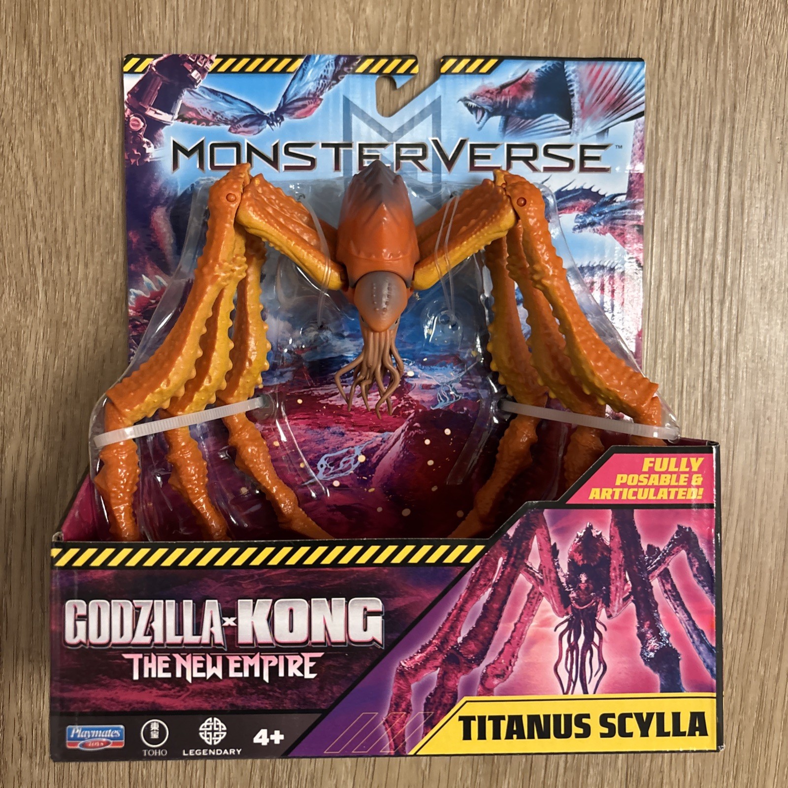 MonsterVerse Godzilla-Kong The New Empire Titanus Scylla by Playmates