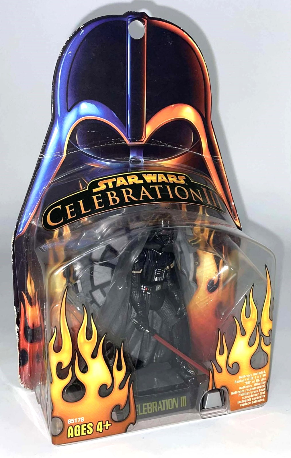 2005 Hasbro STAR WARS Celebration III Darth Vader 3.75 Talking Action Figure MOC