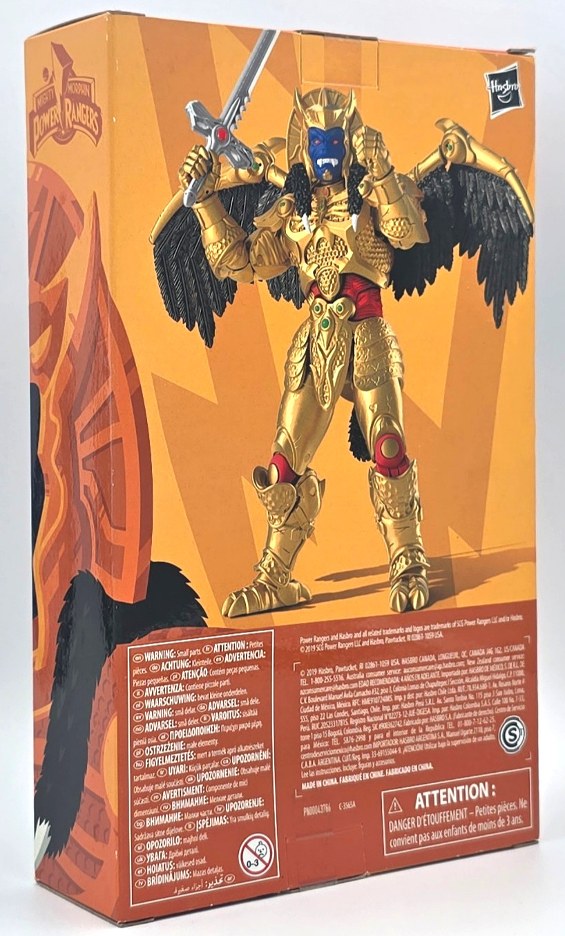 Power Rangers Lightning Collection Goldar Figure Mighty Morphin Hasbro New