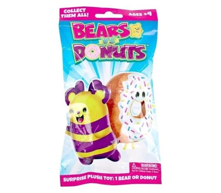 PICK & CHOOSE – Cepia 4&Prime; Mini Bears VS Donuts Plush Bean Bag Toy