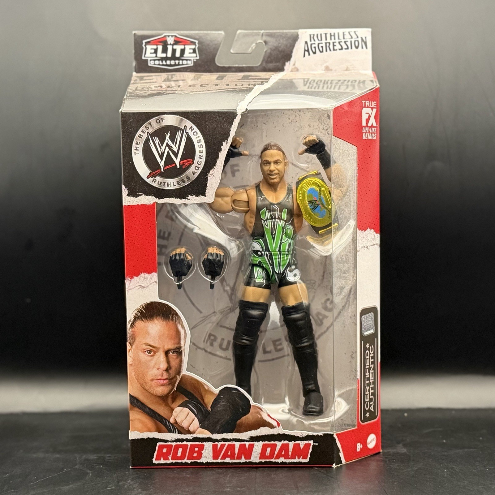 WWE Elite Ruthless Aggression Rob Van Dam RVD Figure New Sealed Mattel