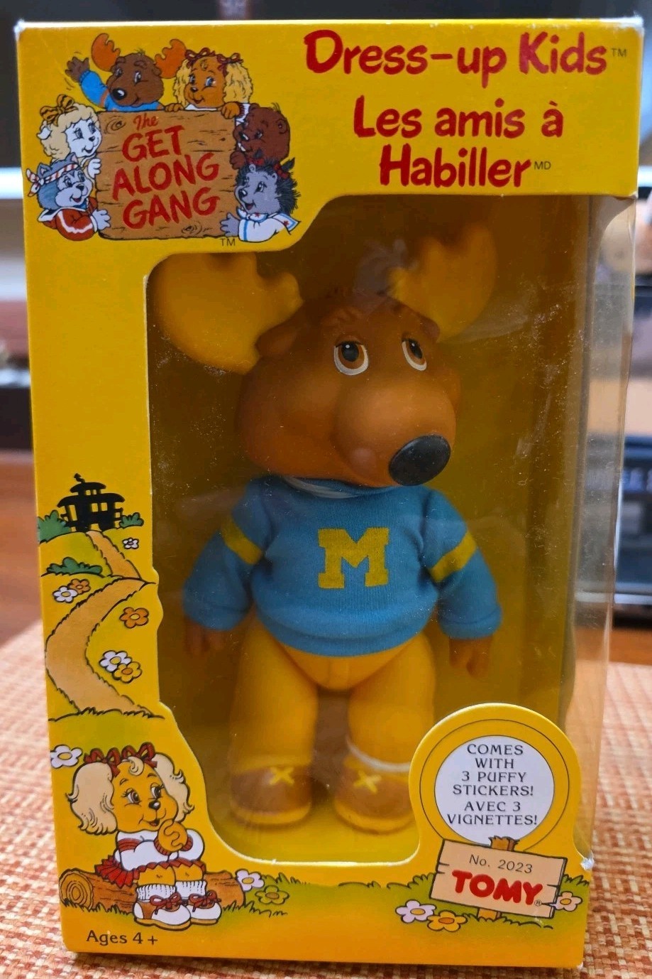 The Get Along Gang Montgomery « Good News » Moose Dress Up by Tomy 1984 NEW IN BOX