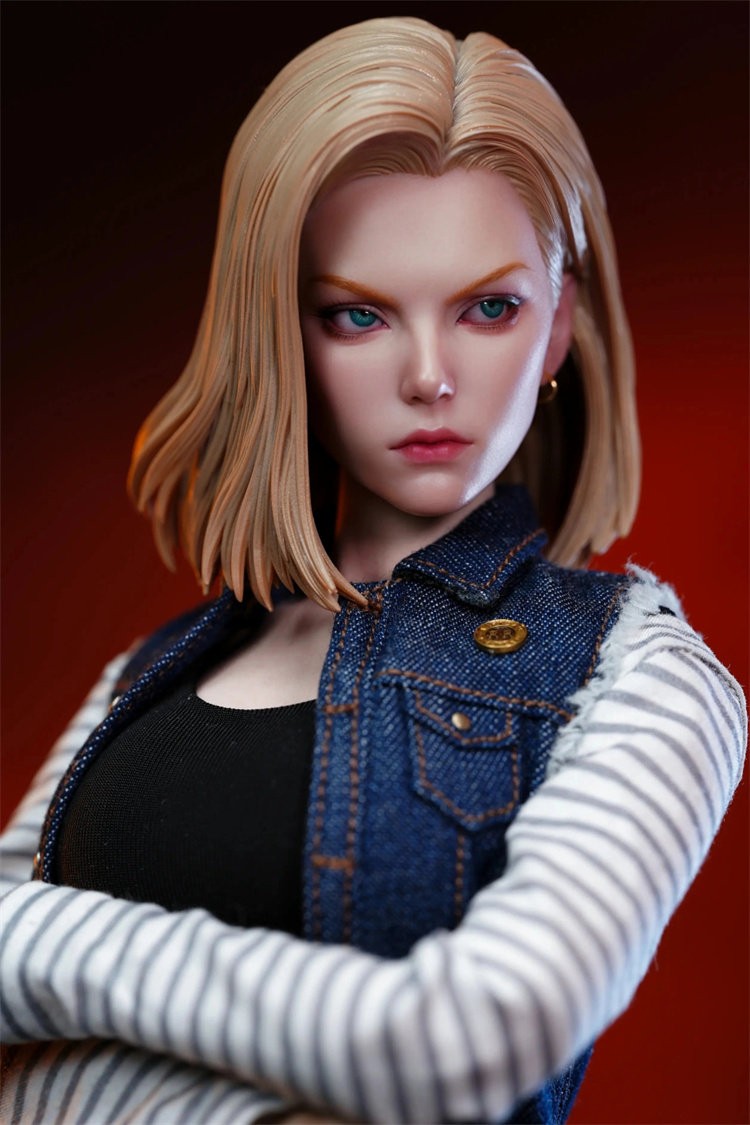 ARTISAN 1/6 Dragon Ball Android 18 Mecha Maiden Demon Hair Version Action Figure