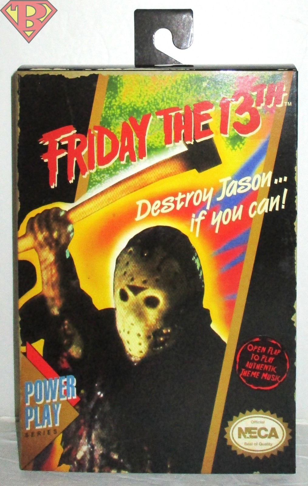 JASON VOORHEES Classic Video Game Appearance Friday the 13th 7&Prime; Figure w/ Sound