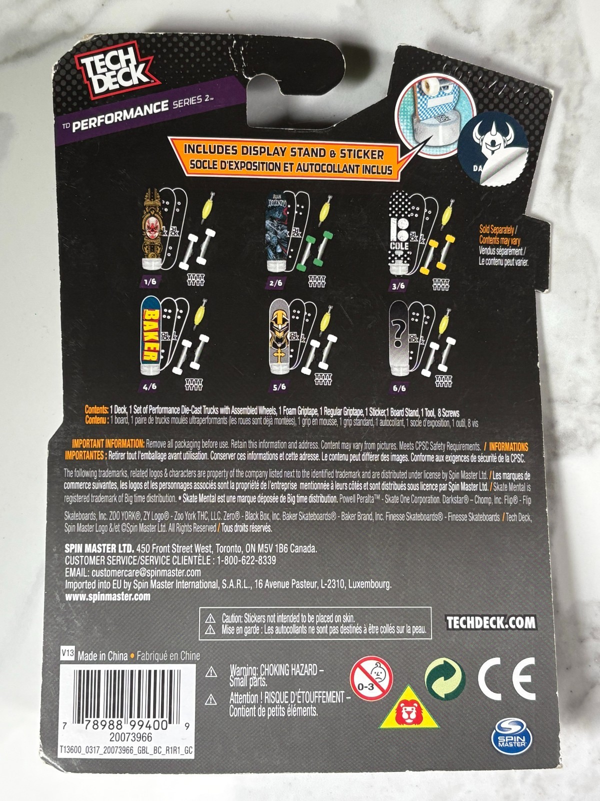 Tech Deck TD Performance Series 2 finesse Skateboard 5/6