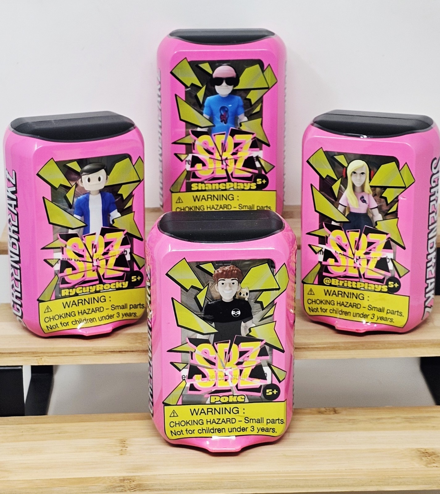 Screen BreakZ SBZ Figures Poke Brittplays ShanePlays RyGuyRocky Sealed New 2024