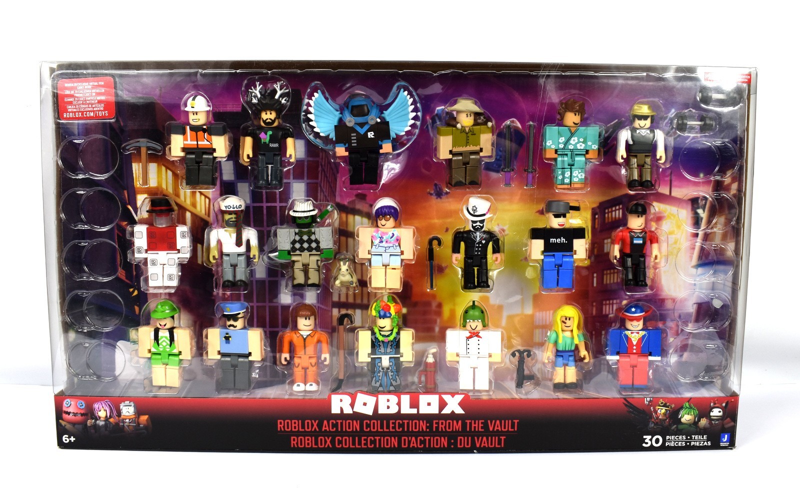 ROBLOX Action Collection 20 Figure Lot + Accessories, No Virtual Codes, Open Box