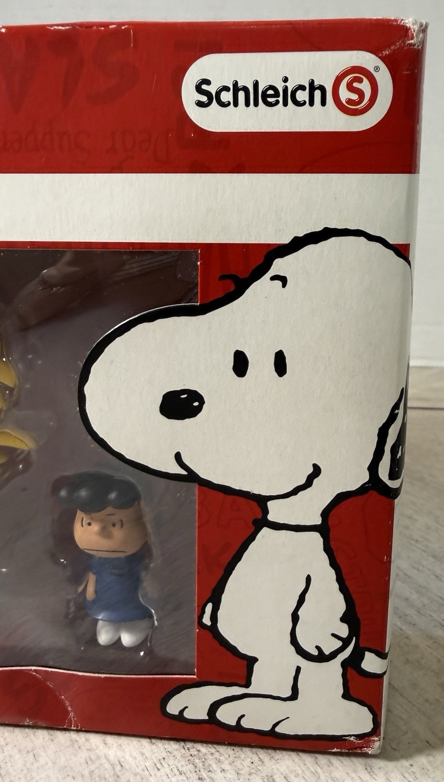 Peanuts The Gang Figurine Set 5Pc Schleich Snoopy Charlie Brown Lucy Linus New
