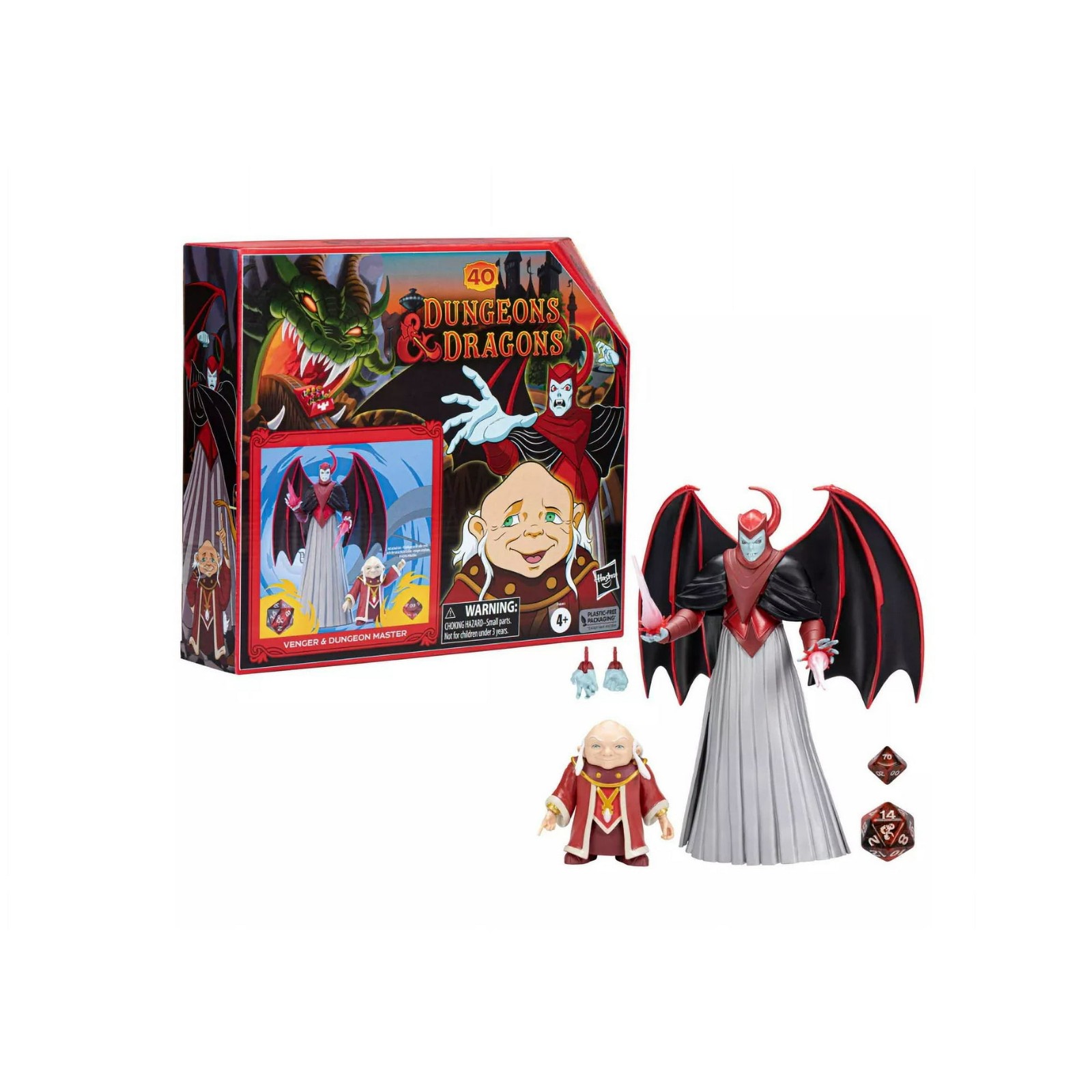 Dungeons & Dragons Cartoon Classics Scale Dungeon Master & Venger Action Figures