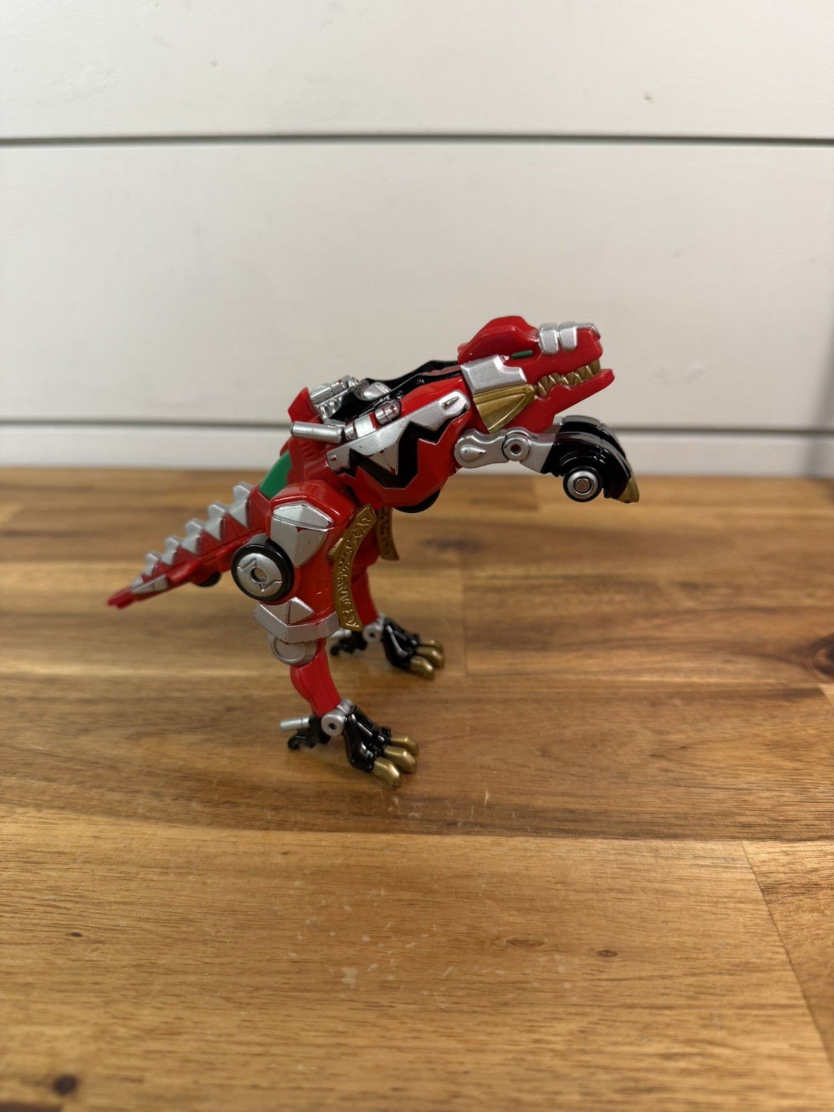 2003 Bandai Power Rangers Dino Thunder Transforming T-Rex Red Ships Fast!