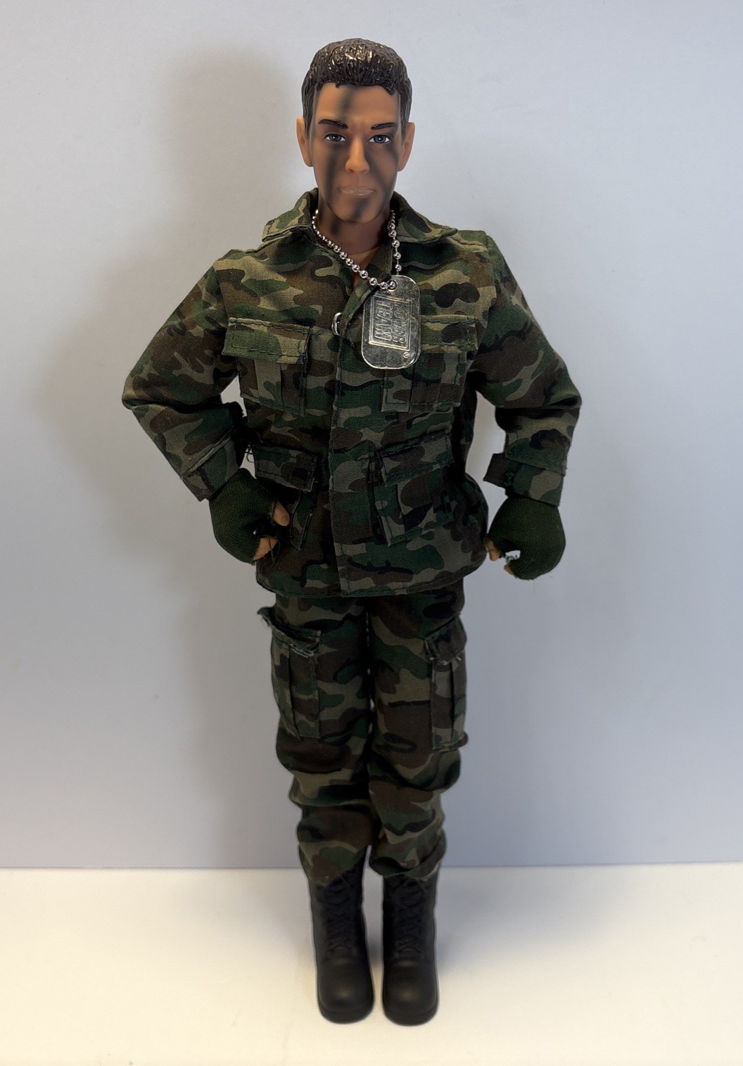 12” power team And Self Loading Missle Backpack (works) Action figure