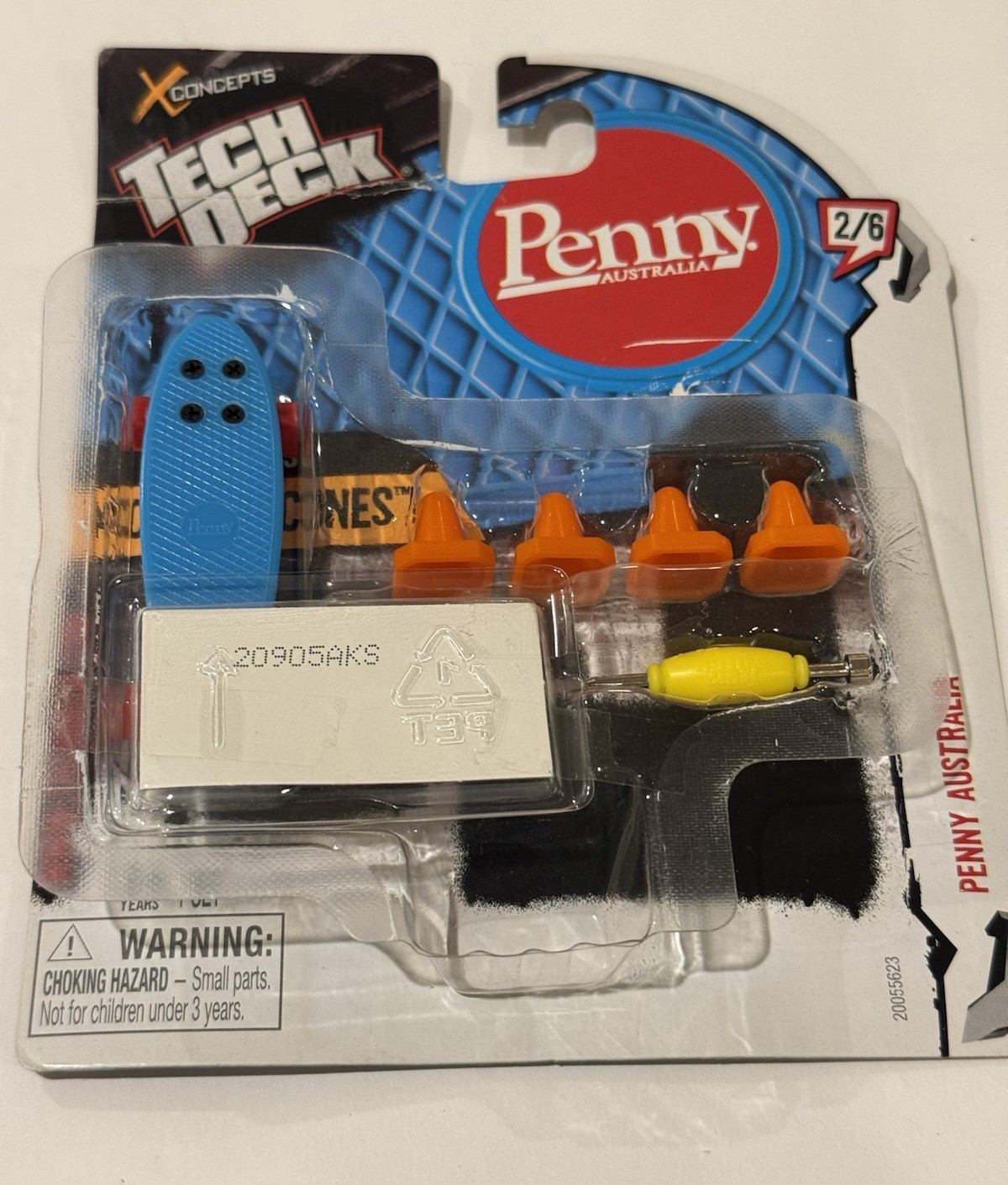 Tech Deck Penny Australia Fingerboard 4 Carvin Cones 96 mm Skateboard NEW READ