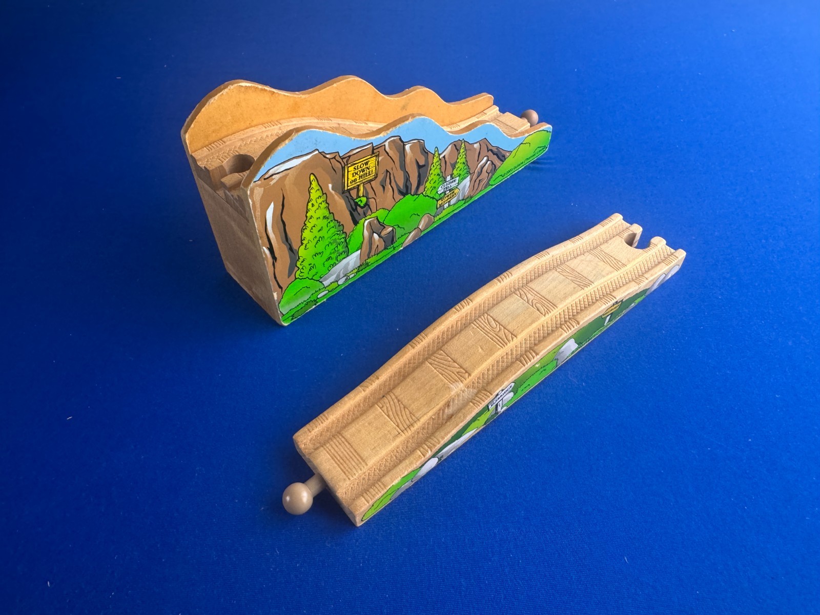 HILLSIDE and BUMPY HILL TRACK from the HILL and MOUNTAIN Thomas Wooden Train set