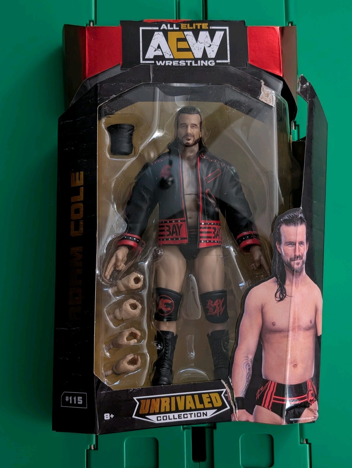 Jazwares AEW Unrivaled Collection Target Exclusive Adam Cole #115 Action Figure
