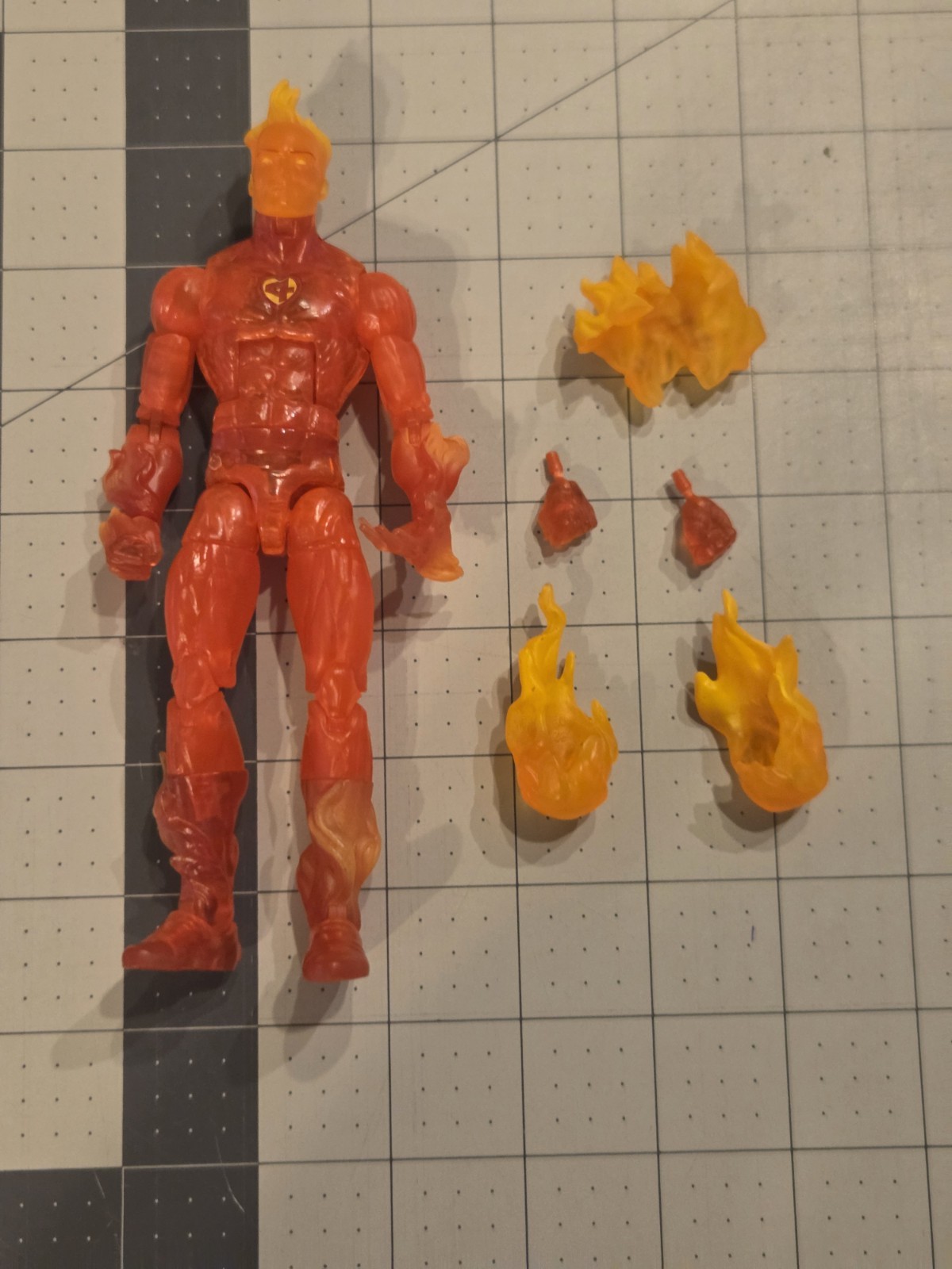 Marvel Legends Human Torch Fantastic Four Walgreens Exclusive Loose