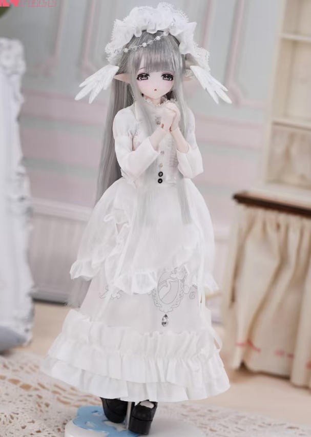 Come4Free Egret Aoerxiya Feather Fog Poem 22cm/8.6In Bjd Action Figure Gift