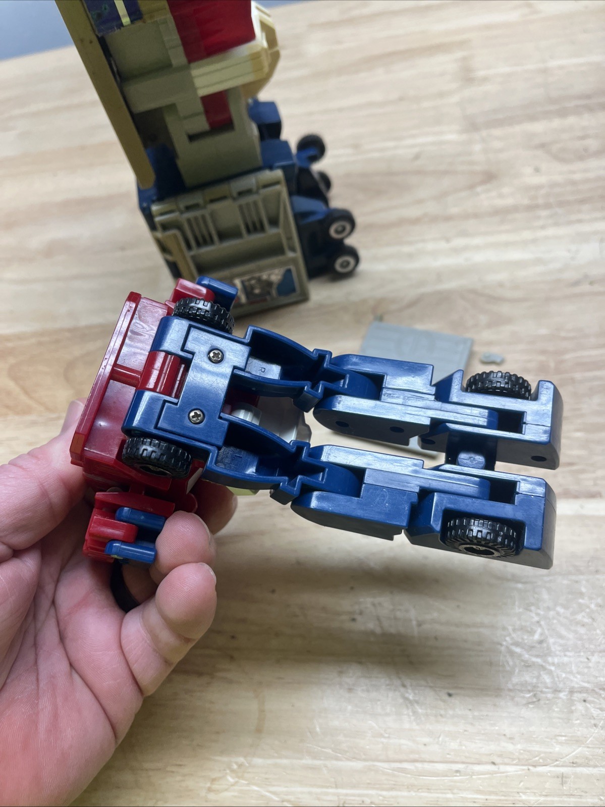 Vintage Transformer Optimus Prime Broken Hinge