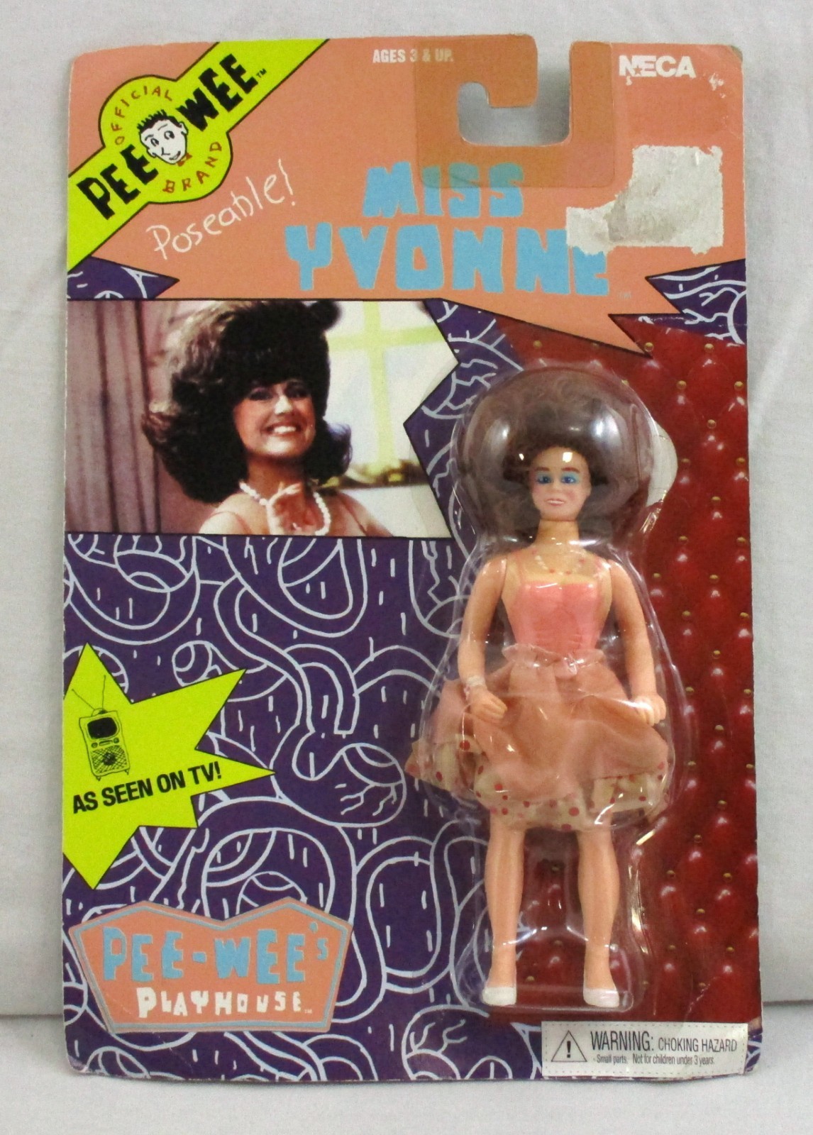 NECA Pee-Wee&rsquo;s Playhouse MISS YVONNE 5&Prime; Figure MOC NEW Herman World 2006