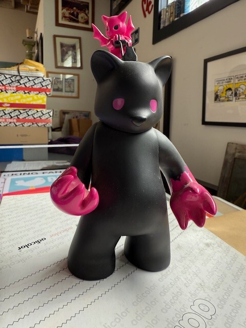 Magenta (Pink) Possessed CMYK Series by Luke Chueh x Munkyking