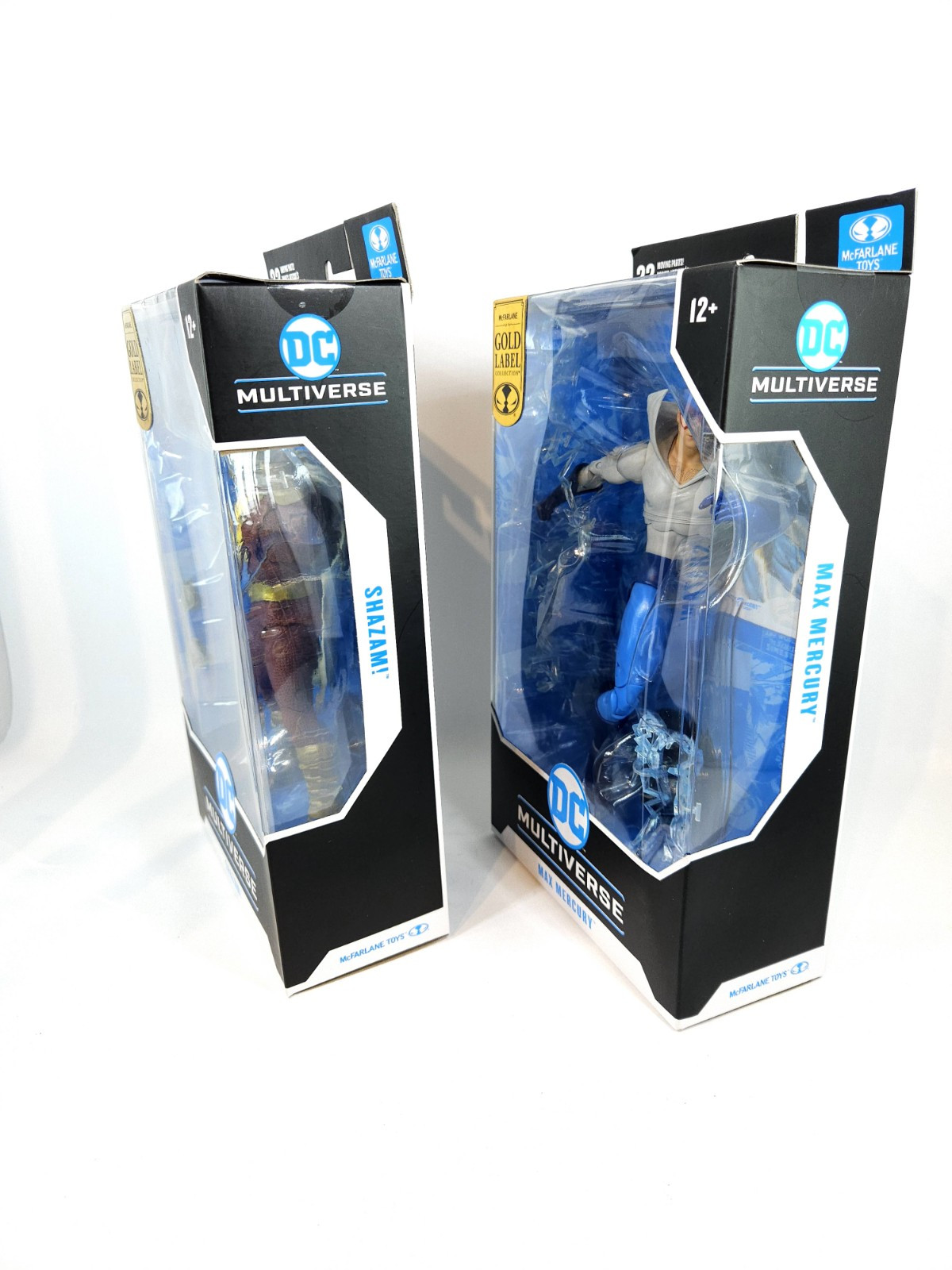 McFarlane DC Multiverse Gold Label Max Mercury Shazam 7 Inch Figures Sealed