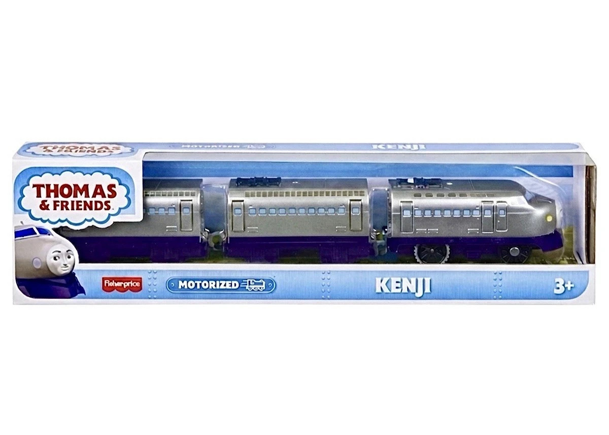 *DAMAGED BOX* Thomas & Friends Trackmaster Motorized Train Kenji 3 piece set