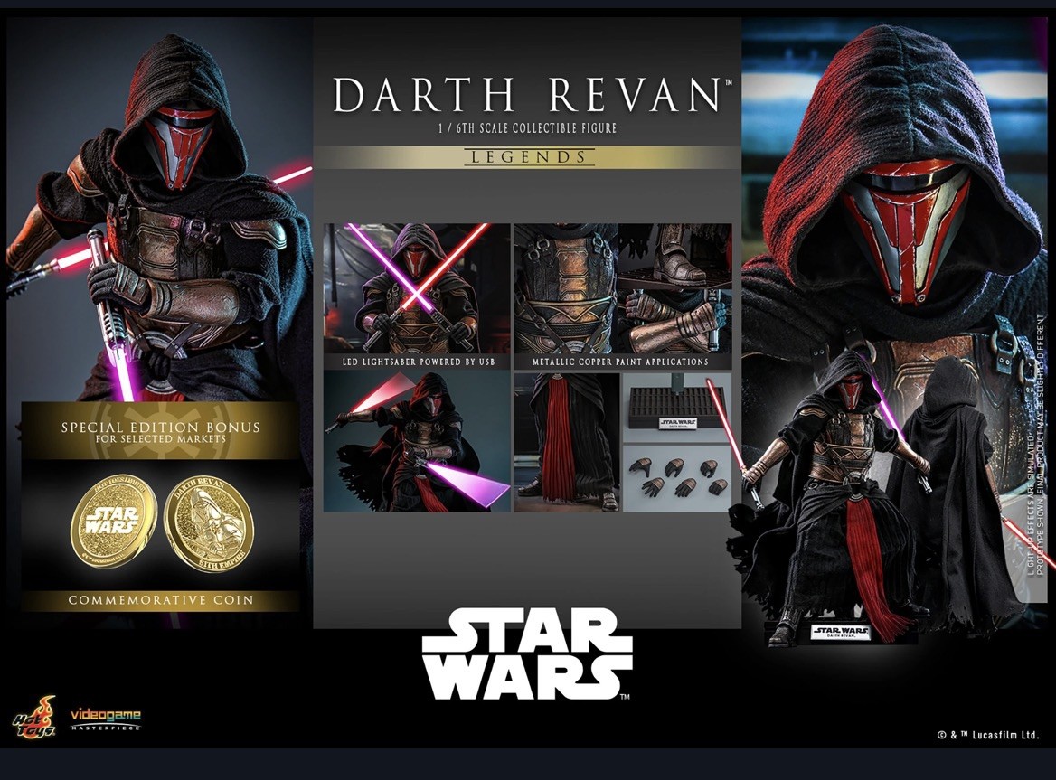 Hot Toys Star Wars Darth Revan Special Edition VGM62B 1/6 Scale Figure