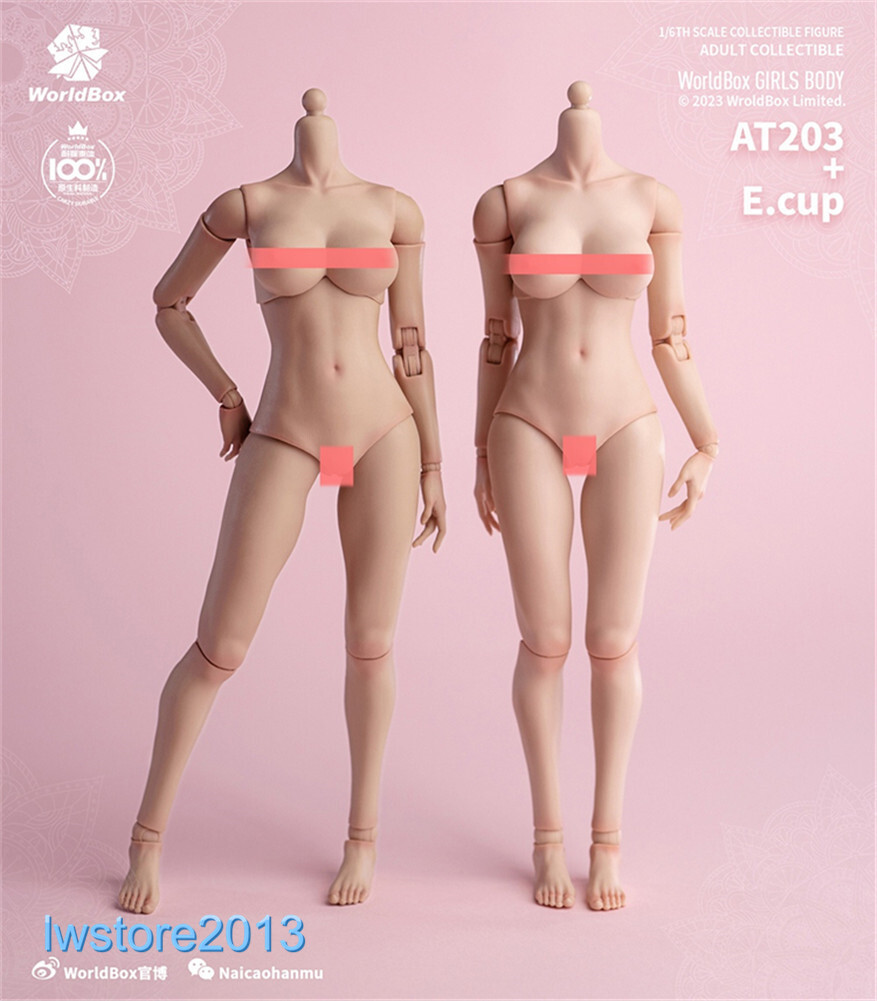Worldbox 1:6 Big Bust Breast Replacement Cover Model For 12 » Female Figure Body