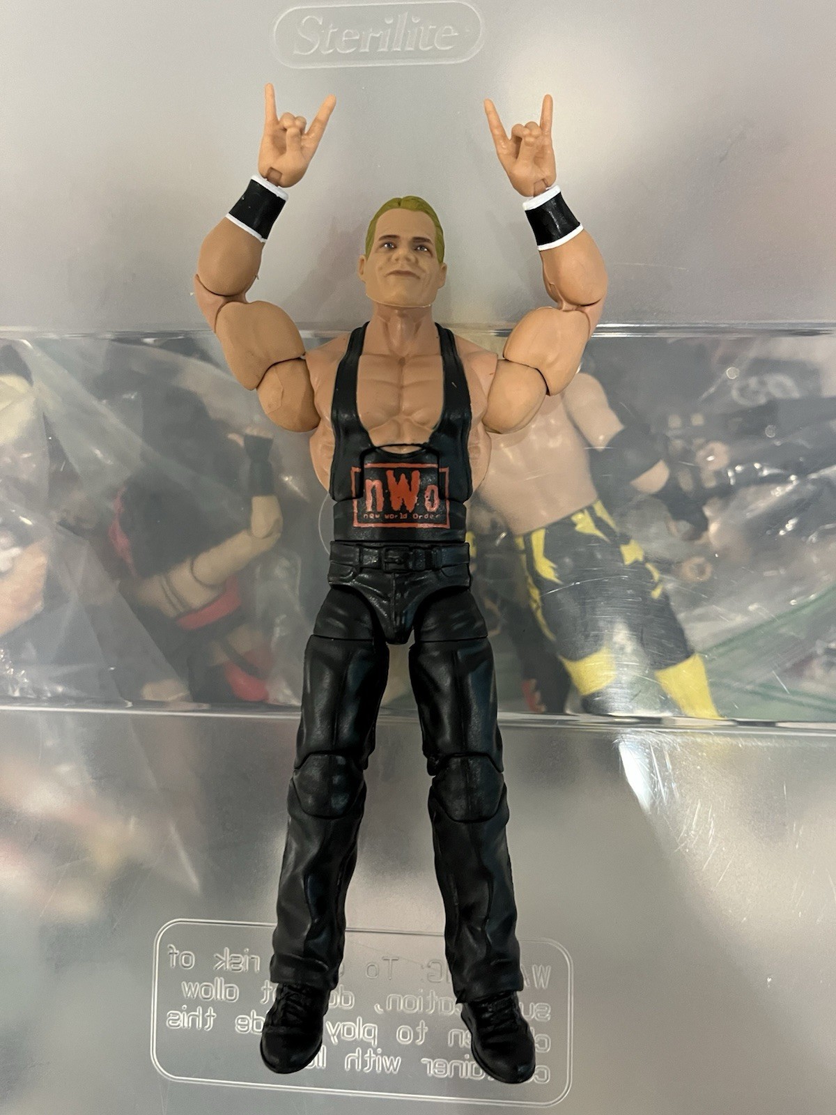 WWE WCW Elite Monday Night War Lex Luger Mattel NWO Wolfpac Figure Bubba Rogers