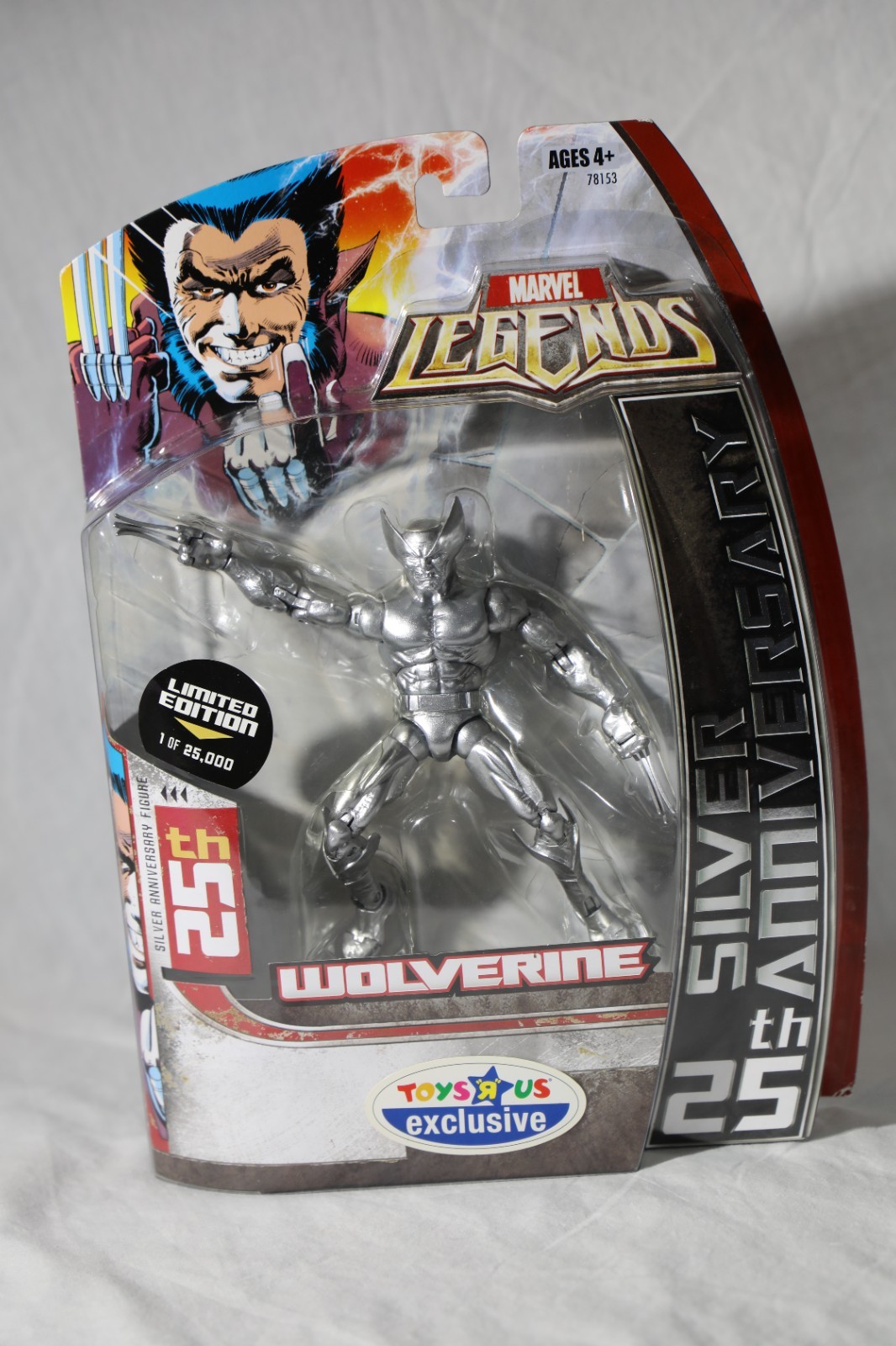 Wolverine Marvel Legends 25th Silver Anniversary – TOYSRUS Exclusive