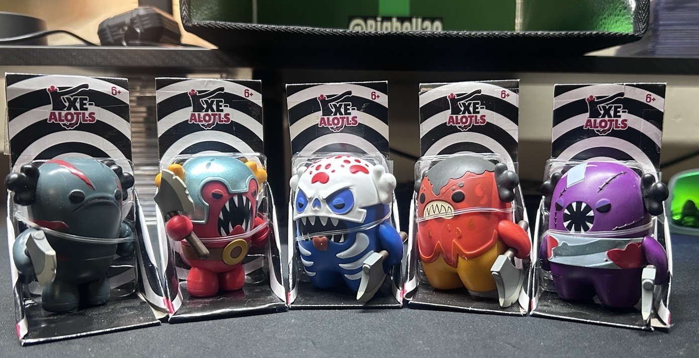 AXE-ALOTLS Action Figures Series Lot of 5 Axolotl Figure Toys NEW
