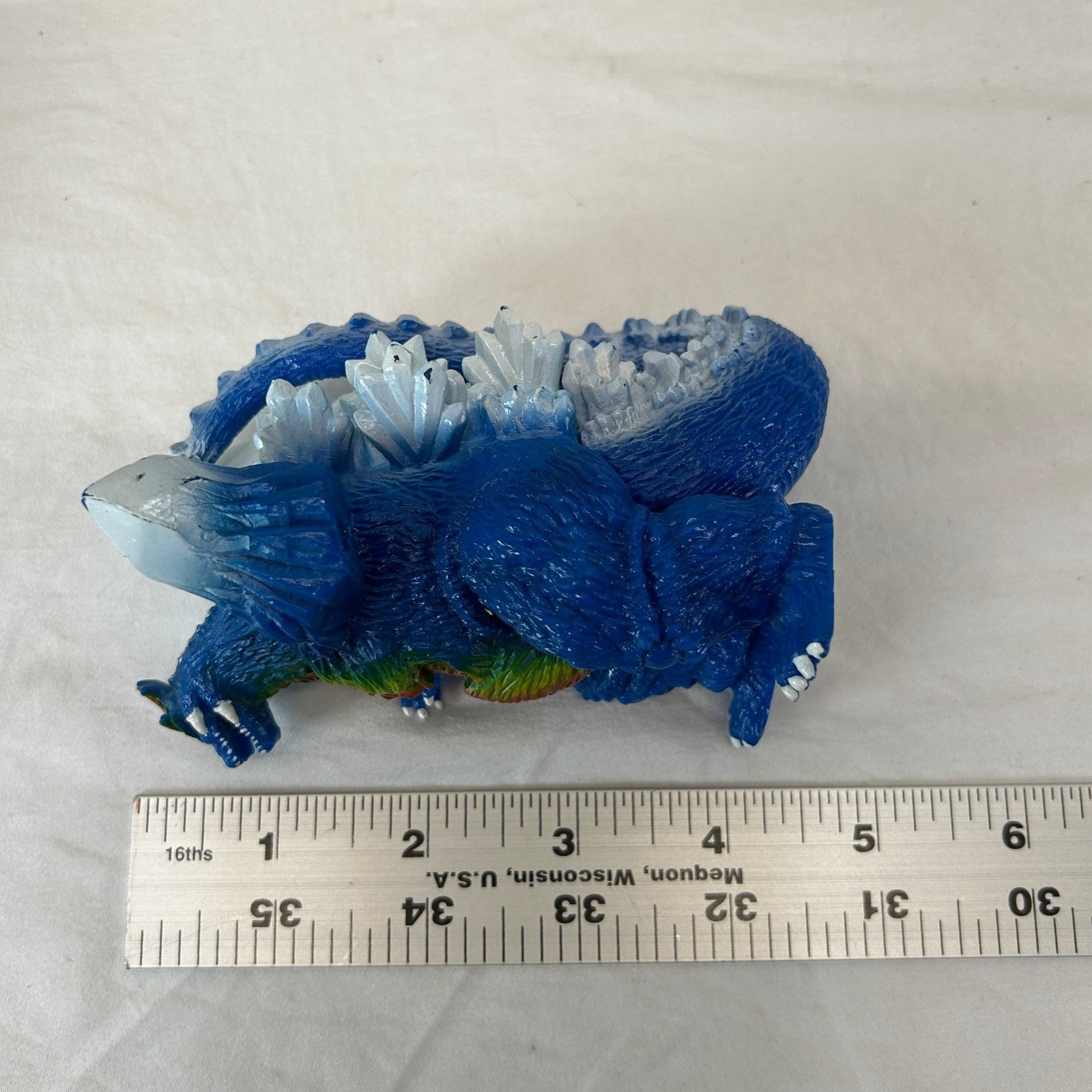 Trendmasters SpaceGodzilla 1994 Blue Vinyl Action Figure 5 Inch Toho Kaiju Toy