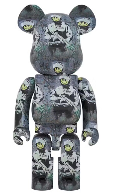 Banksy Riot Cop 1000% Bearbrick by Medicom Toy BRAND NEW QUICK SHIP ✅📦