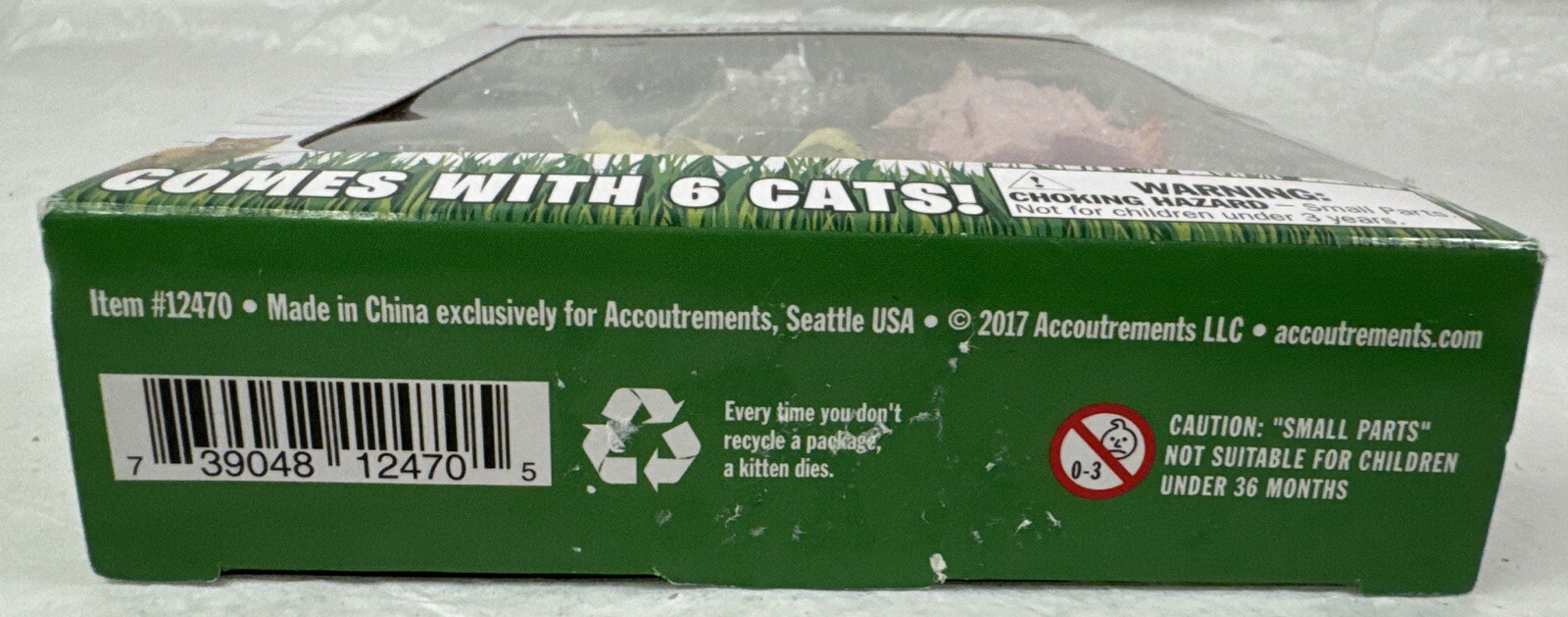Crazy Cat Lady Action Figure Set With 6 Cats Archie McPhee NEW