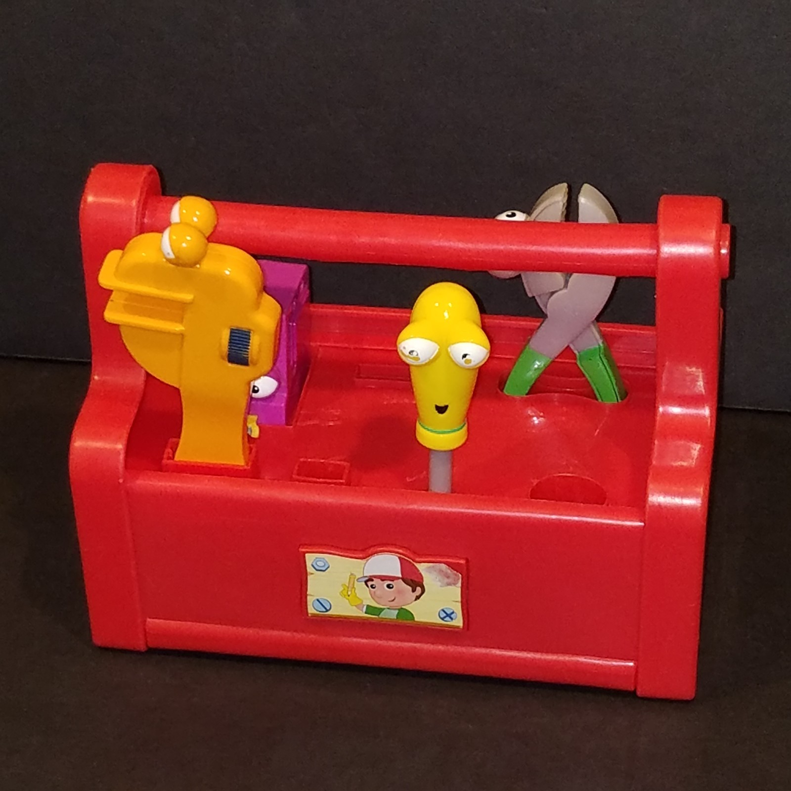 Handy Manny Talking Tool Box 4 Tools WORKS Musical Dancing Singing 2007 Vintage