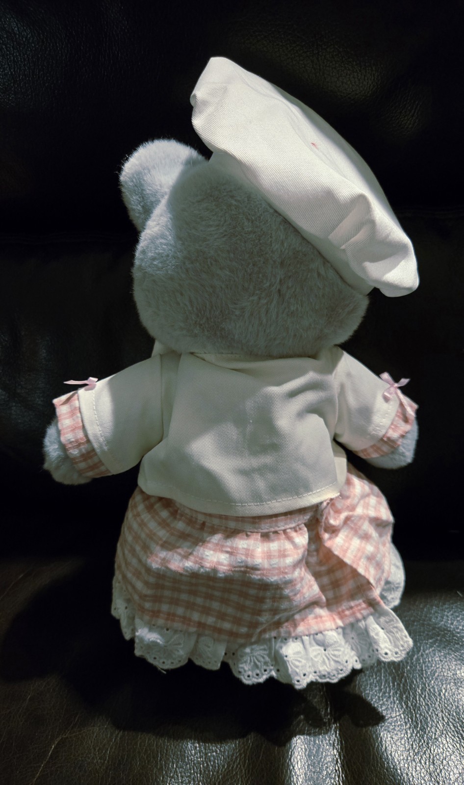 *Limited Edition*Handmade Fully Jointed 12inch Blue Bakery Chef Teddy Bear 2025