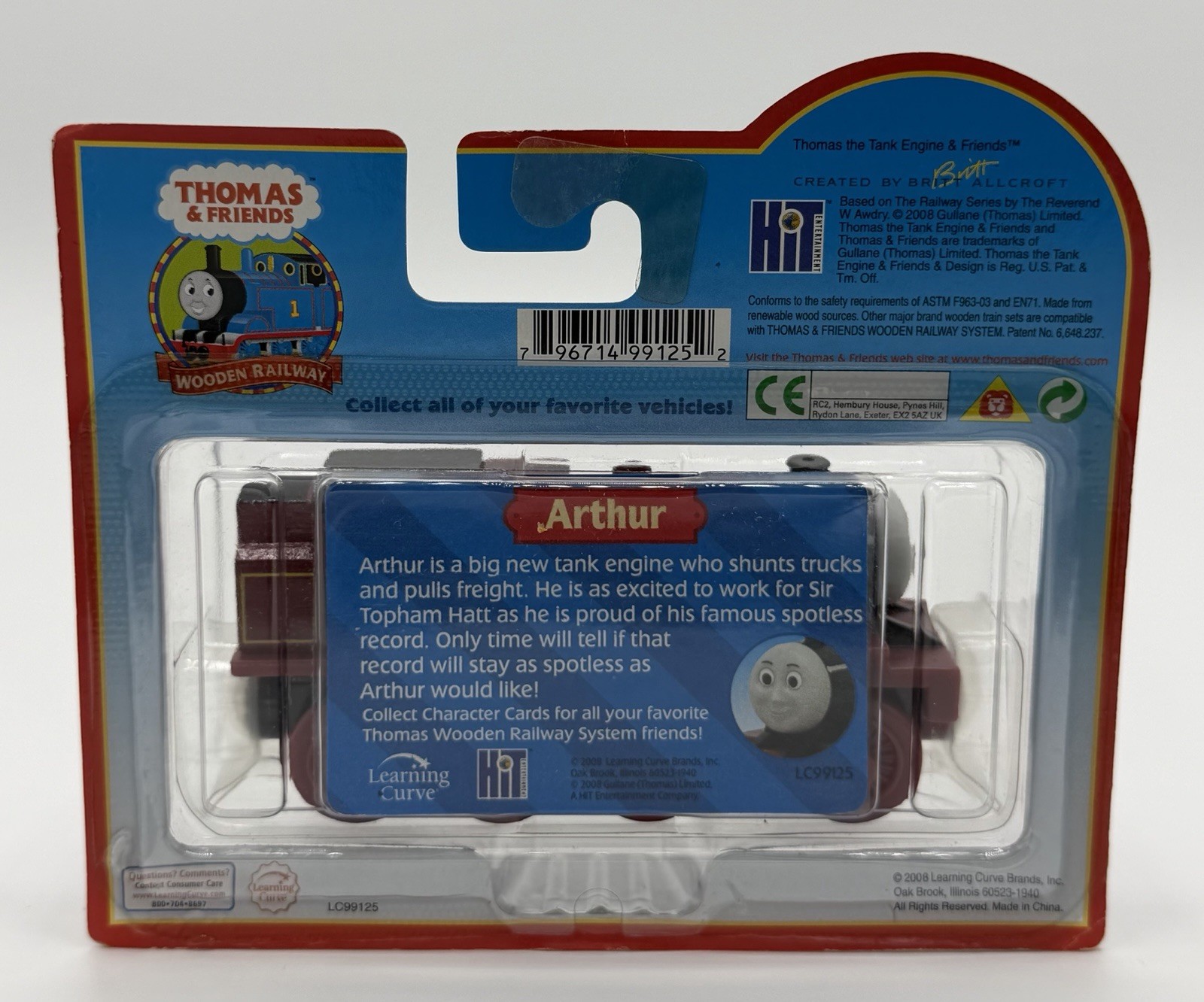 Arthur – Thomas & Friends Wooden Railway New 2008 Learning Curve