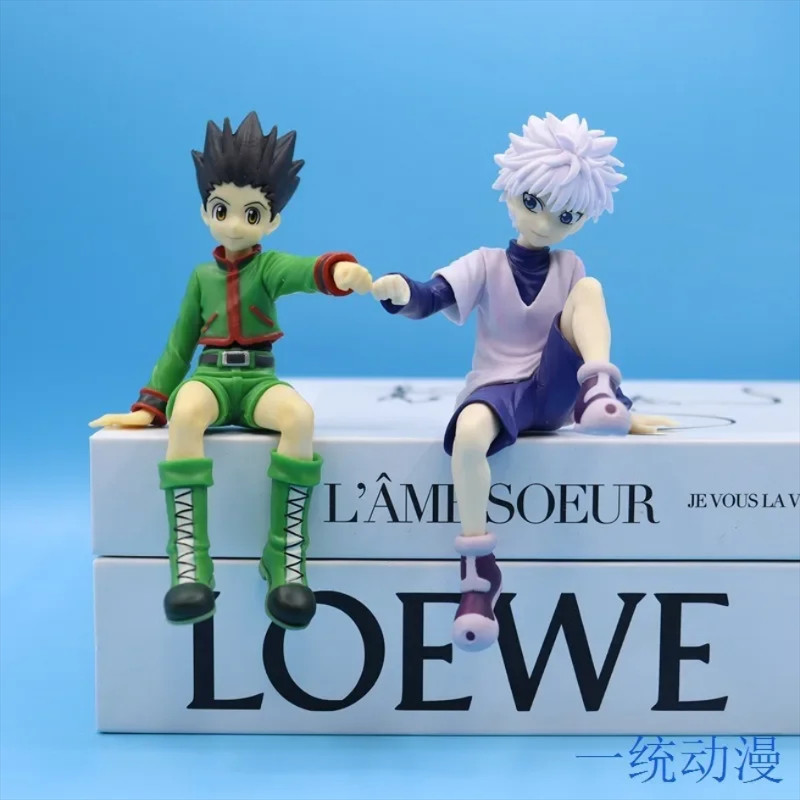 Hunter X Hunter – Gon & Killua ( 13cm ) Cute Anime Action Figure PVC Sitting Toy