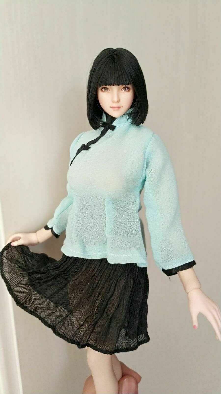 1/6 Scale Female Student Clothes Set Model Suit 12&Prime; Action Figure Doll Toys